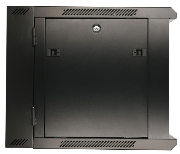 Extralink Szafka wisząca rack 9U 600x600 czarna dwusekcyjna EX.12943 - 489357 - zdjęcie 3